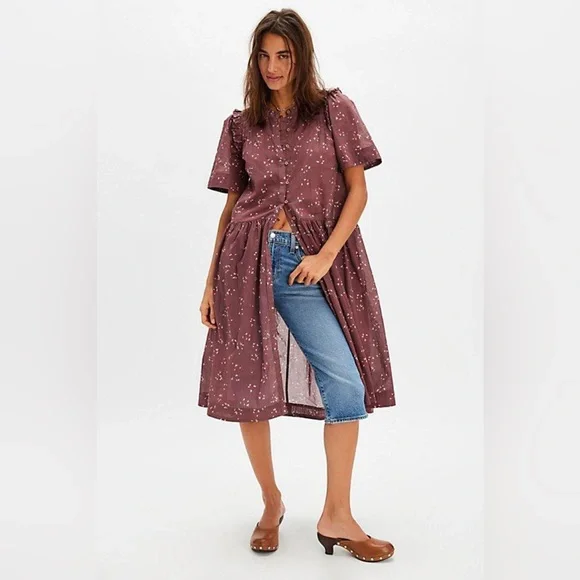 Free People Bella Mae MIDI Dress - Picture 3 of 10